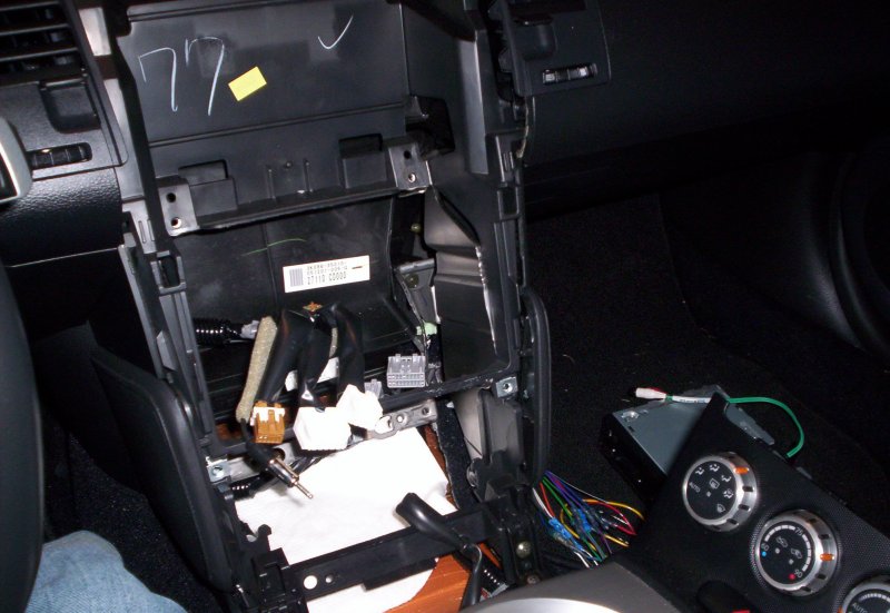 MP3 single DIN install